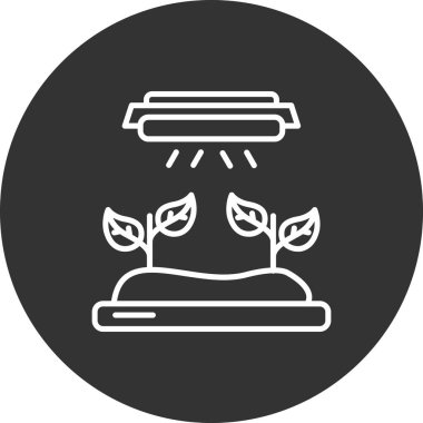 Bitki, bahçe ve bitki için ağaç ikonu tasarımının illüstrasyon vektör simgesi