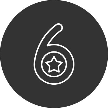 beş yıldız beş vektör simgesi