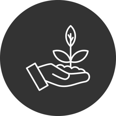 vektör ekoloji ikonu illüstrasyonu