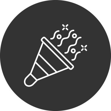 Dondurmanın vektör çizimi, koni simgesi