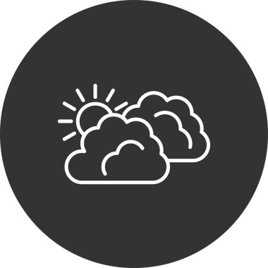 Hava simgesinin vektör illüstrasyonu