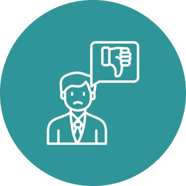 İş ve finans simgesinin vektör illüstrasyonu