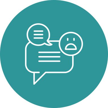 İleti simgesi vektör illüstrasyon tasarımı içeren konuşma balonu