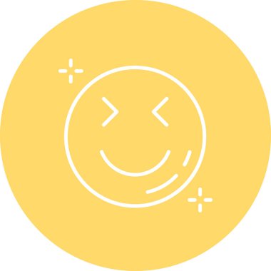 emoji simgesi vektör illüstrasyonu