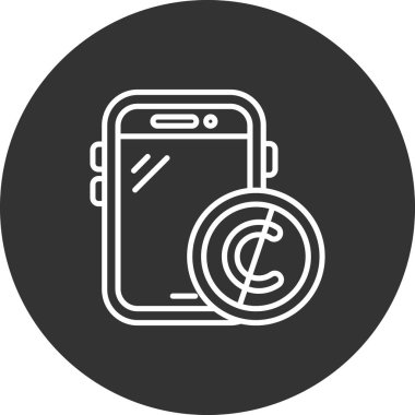 Modern b 'nin vektör illüstrasyonu eksik simgesi