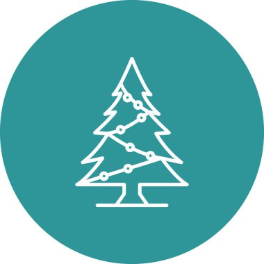 Yılbaşı ağacı. Basit tasarım