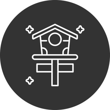 Modern simgenin vektör illüstrasyonu