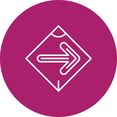 ok simgesinin vektör illüstrasyonu