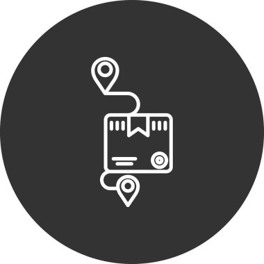 konumu simgesi harita, illüstrasyon vektör