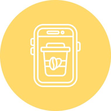 Benzersiz mobil ve uygulama vektör simgesi