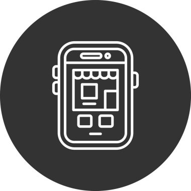 Telefon simgesi vektör illüstrasyonu