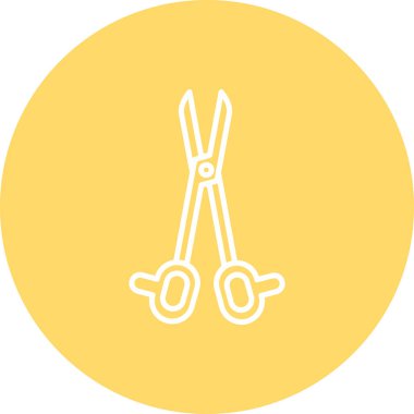 makas simgesi vektör illüstrasyonu