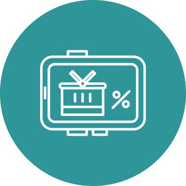 Alışveriş sepeti simgesi, vektör illüstrasyonu