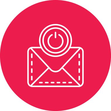 vektör posta simgesi illüstrasyonu