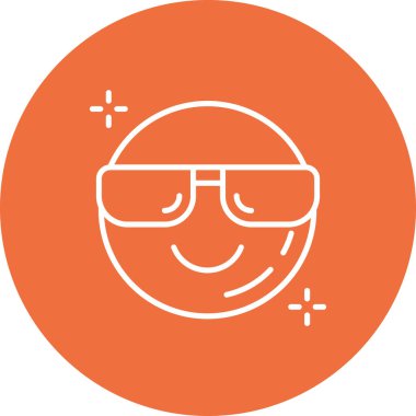 emoji simgesinin vektör illüstrasyonu