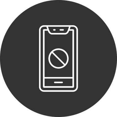 cep telefonu ikonu vektör illüstrasyonu