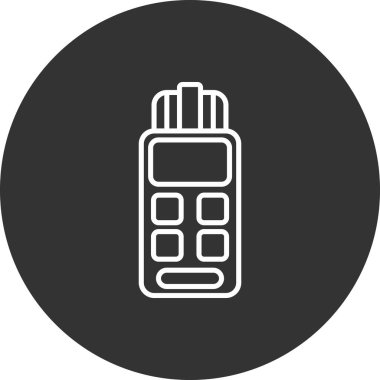 Hesap makinesi vektör simgesi düz simgesi