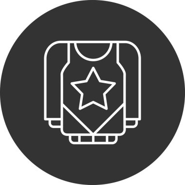 Modern simge sembolünün vektör illüstrasyonu