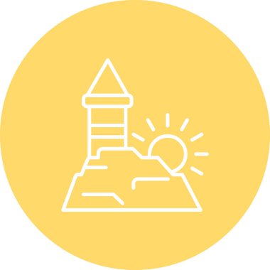 Modern eğitim ikonunun vektör illüstrasyonu