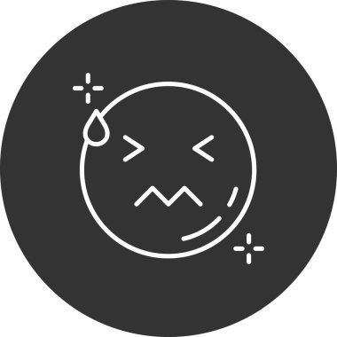 Uydu ile modern bir simgenin vektör illüstrasyonu