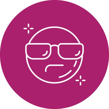 Üzücü. Web simgesi basit illüstrasyon