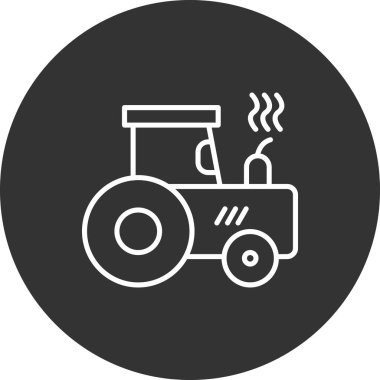 Modern çiftlik simgesinin vektör illüstrasyonu