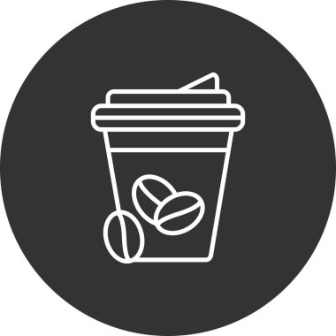 Vektör Kahve Simgesi illüstrasyonu