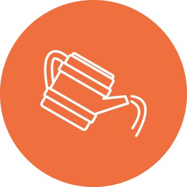 Kırmızı ve mavi ikonun vektör illüstrasyonu