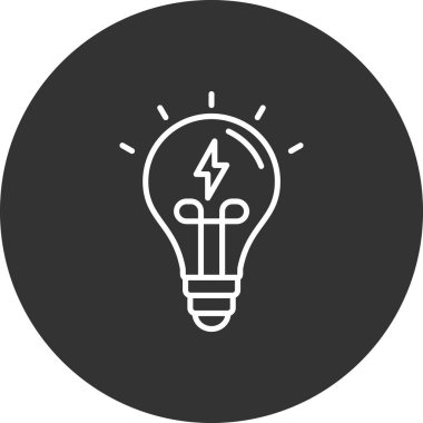 fikir simgesi, vektör illüstrasyon tasarımı