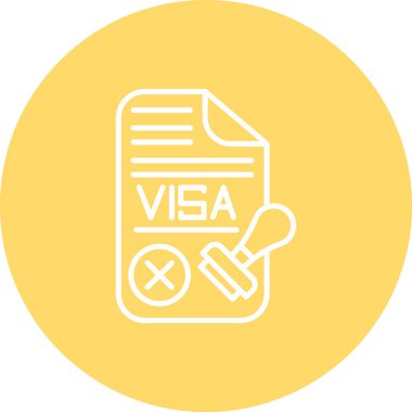 Visa. Web simgesi basit tasarım