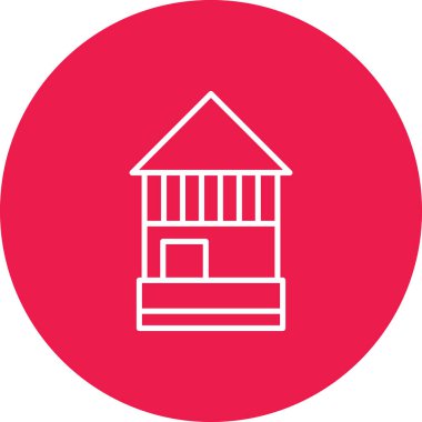 Yapı simgesinin vektör illüstrasyonu