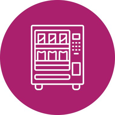 Modern b 'nin vektör illüstrasyonunda yiyecek ikonu yok