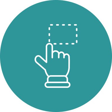 İmleç. Web simgesi basit illüstrasyon