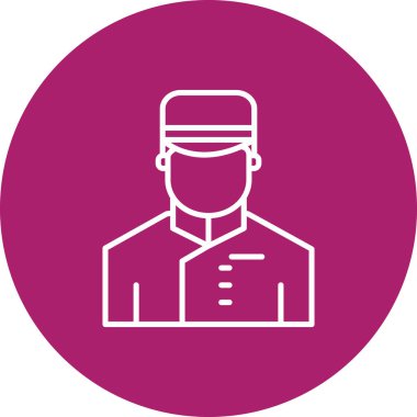 Maskeli bir adamın vektör çizimi