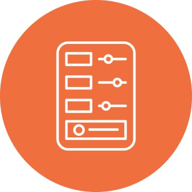 veri analiz simgesi vektör illüstrasyonu