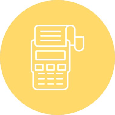 Cep telefonu simgesi, vektör illüstrasyonu