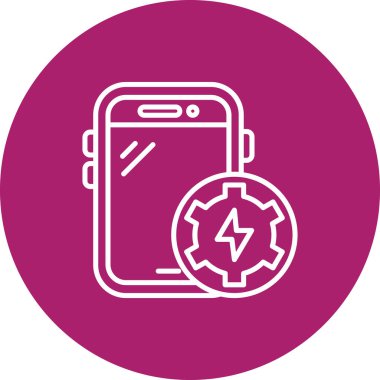 vektör mobil illüstrasyon simgesi