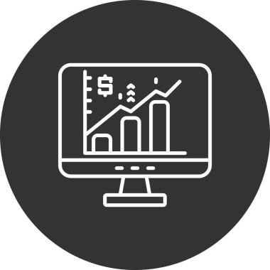 İş simgesinin vektör illüstrasyonu