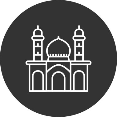 Hindistan vektör simgesi modern basit illüstrasyon