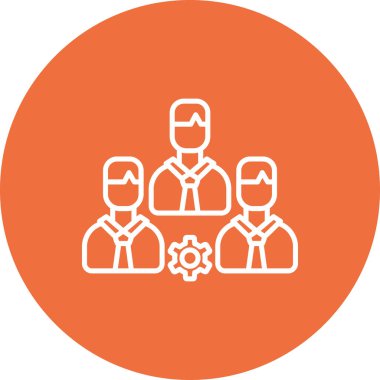 İnsan simgesinin vektör illüstrasyonu