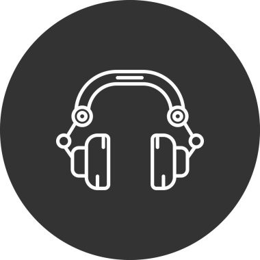 Vektör kulaklık simge tasarlamak