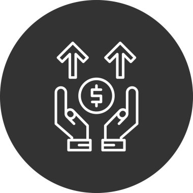 El değişimi vektör simgesi modern illüstrasyon