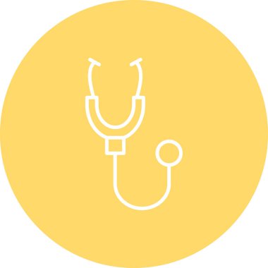 Stetoskop simgesi, basit biçim