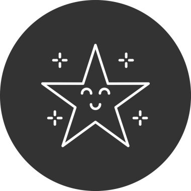 yıldız simgesi vektör illüstrasyonu