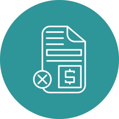 Belge. Web simgesi basit illüstrasyon