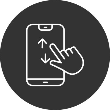 Akıllı telefon. Web simgesi basit tasarım