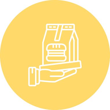 Modern simgenin vektör illüstrasyonu