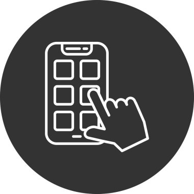 Seo simgesinin vektör illüstrasyonu