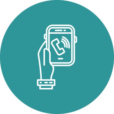 Akıllı Telefon. Basit illüstrasyon