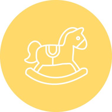 At simgesinin vektör illüstrasyonu